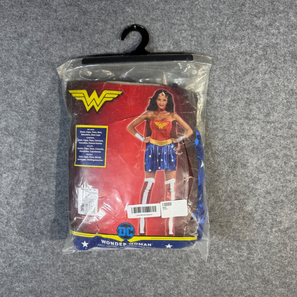DC Comics Wonder Woman Costume - Vibrant Red and Blue